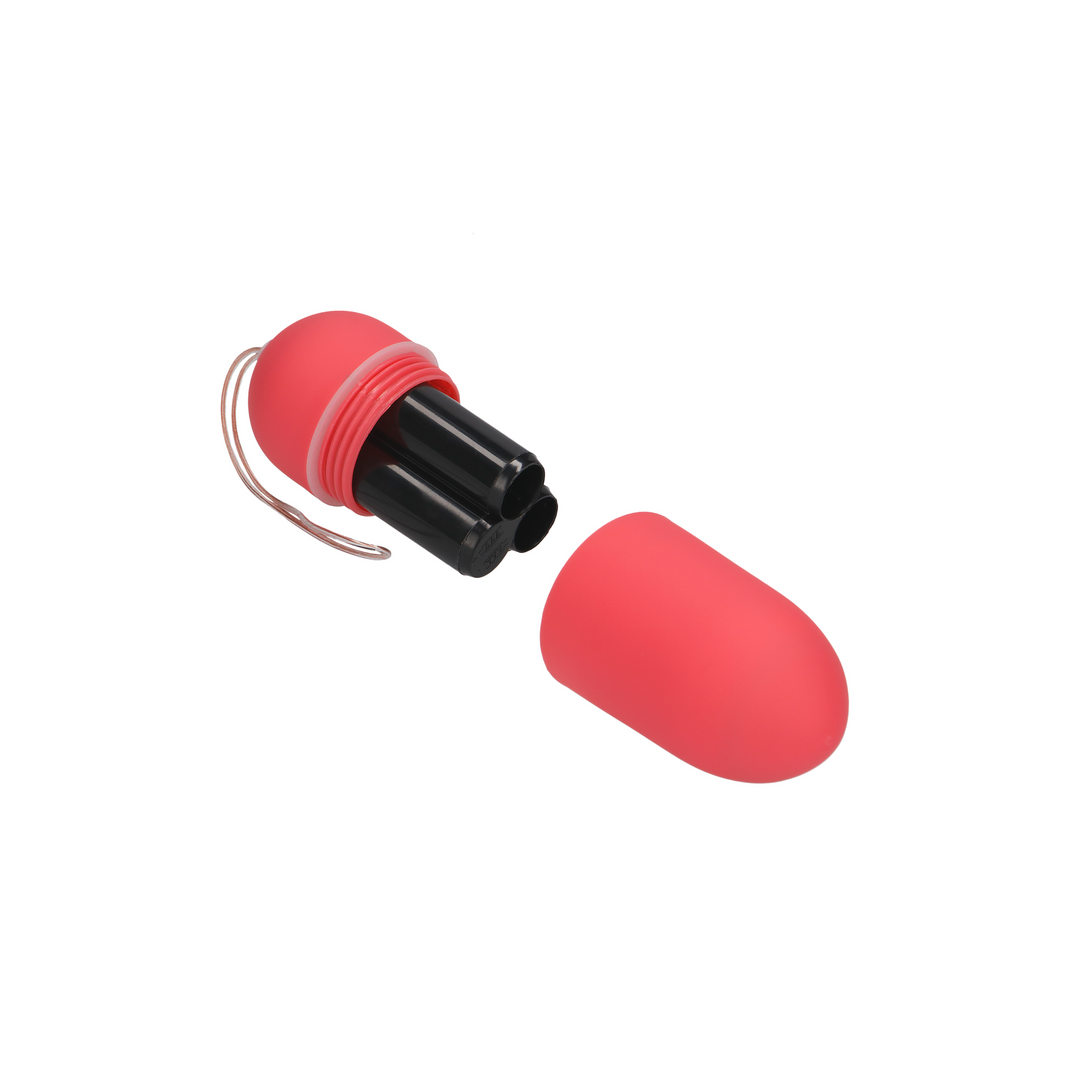 Vibrating Egg mit 10 Geschwindigkeiten und Fernbedienung - L - Pink