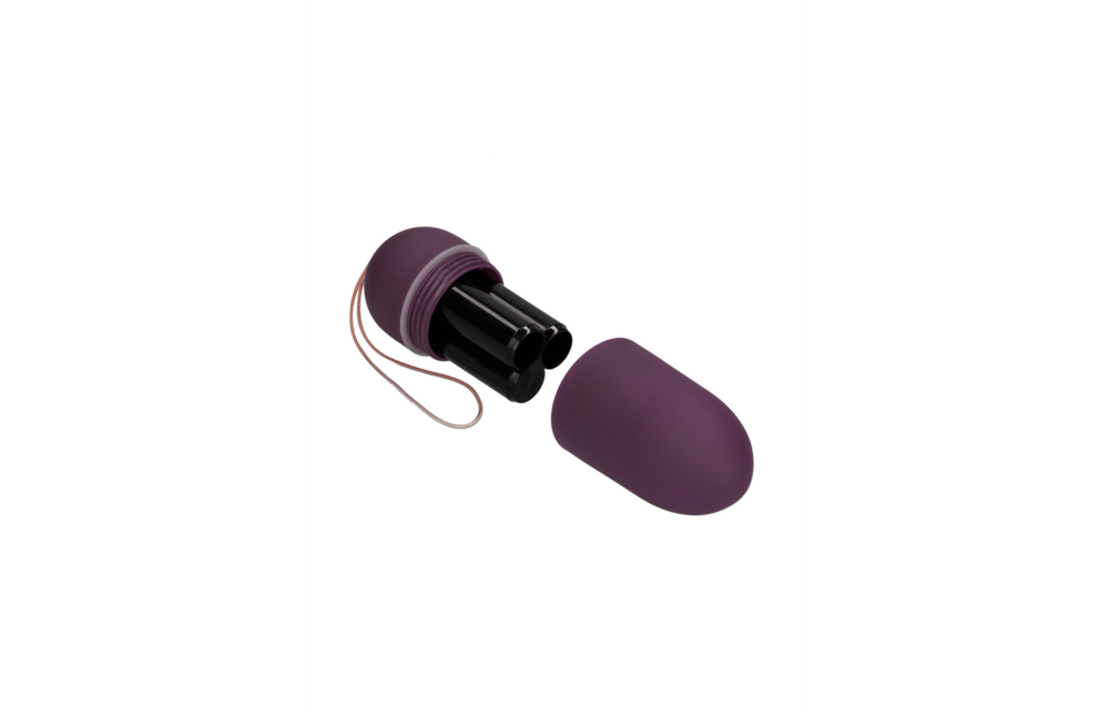 Vibrating Egg with 10 Speeds and Remote Control - L - Purple