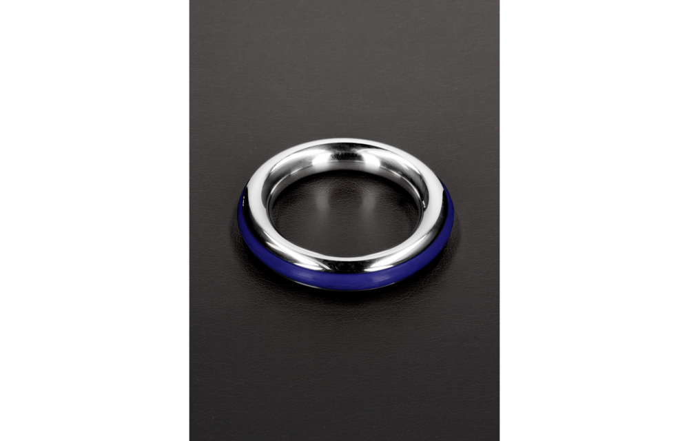 Cazzo Cockring aus Edelstahl – Komfort & Stil in Blau