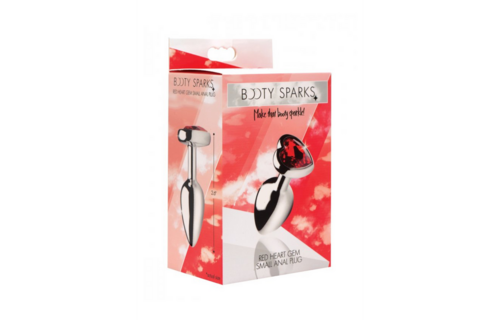 Rode Hart Gem Butt Plug 7,1 cm – Stijlvolle Anale Plug