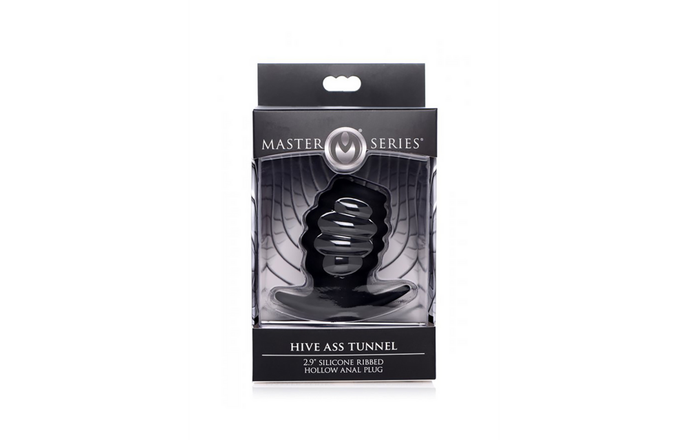 Hive Butt Tunnel Klein 6,7 cm - Geribbelde Buttplug SEO