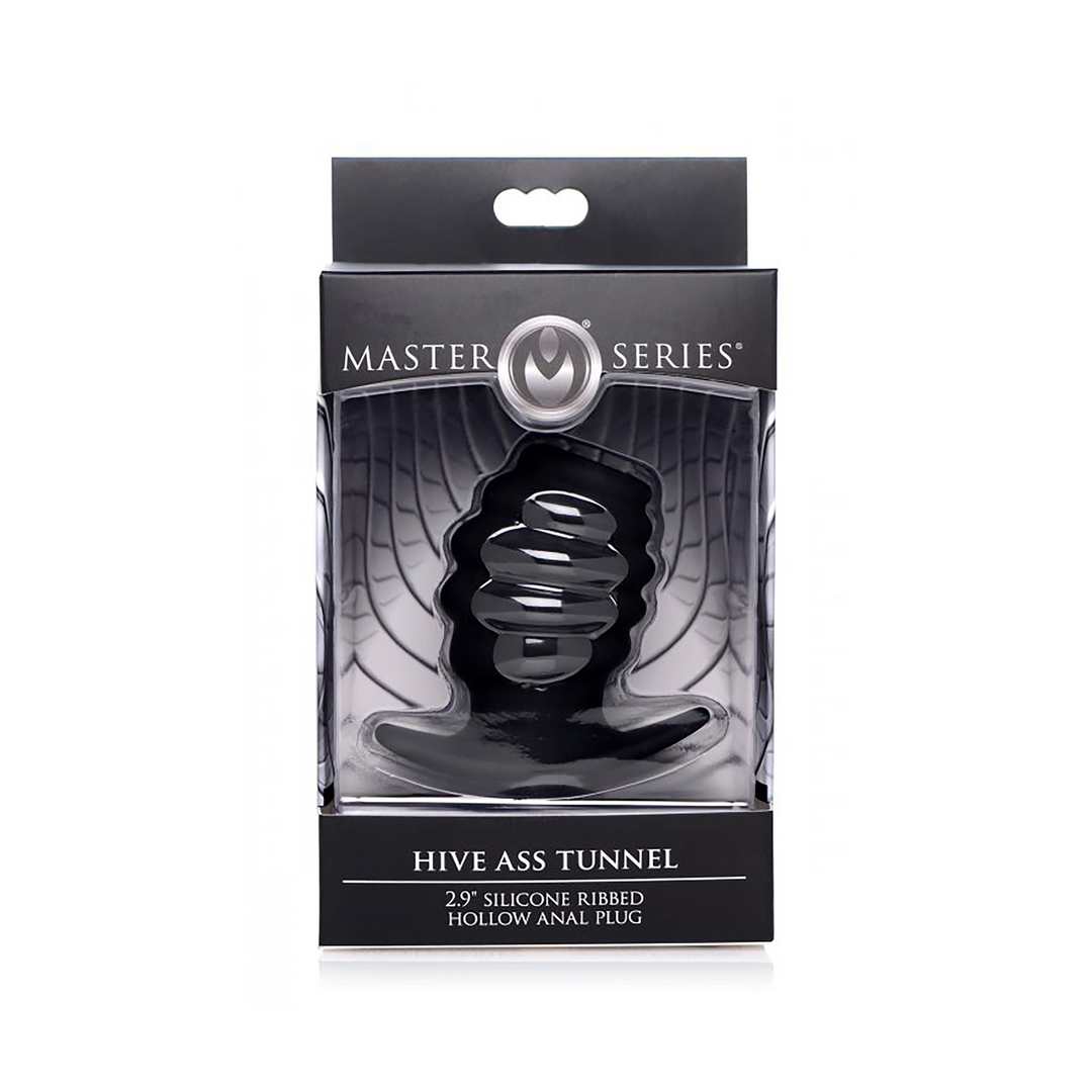 Hive Butt Tunnel Klein 6,7 cm - Geribbelde Buttplug SEO