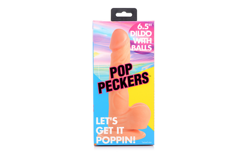 POP - Dildo with Balls - 6.5 / 16.5 cm