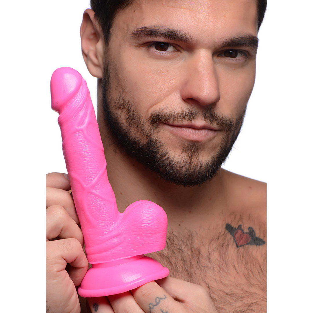 POP - Dildo with Balls - 6.5 / 16.5 cm