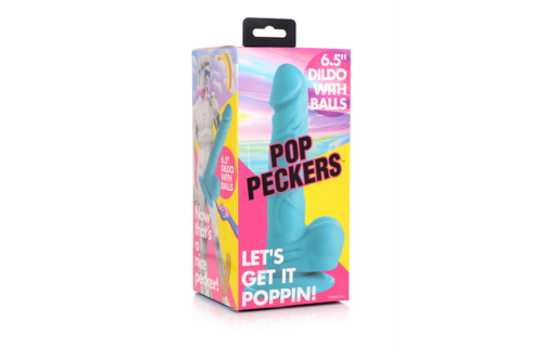 POP Dildo mit Hoden 19 cm – Realistisch & Feste Saugnapf