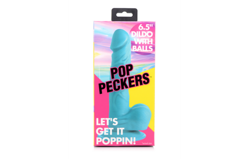POP - Dildo with Balls - 6.5 / 16.5 cm