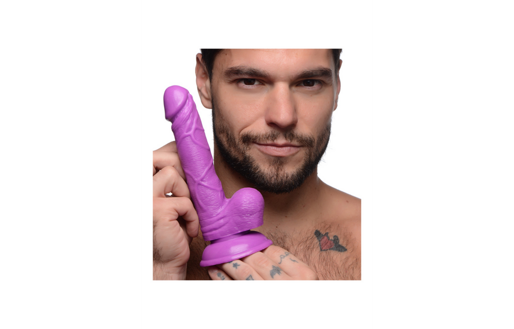 POP Dildo with Balls 19 cm – Flexible, Firm & Realistic
