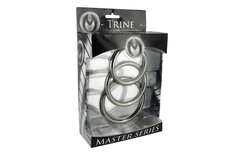 Trine Steel Cock Ring – Elegant & Sleek Design | XR Brands