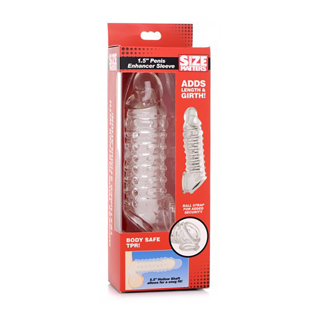 Penis Sleeve 2/4 cm | Meer Lengte & Intens Plezier