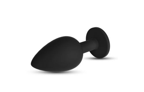 Camileo - Anal Plug with Four Interchangeable Jewels - Large - Black