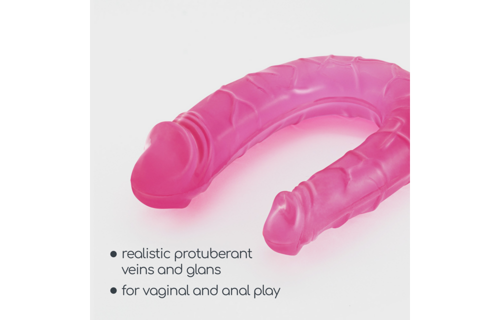 Deep Diver 11,5 cm – Doppeldildo & Analgleitmittel Rosa