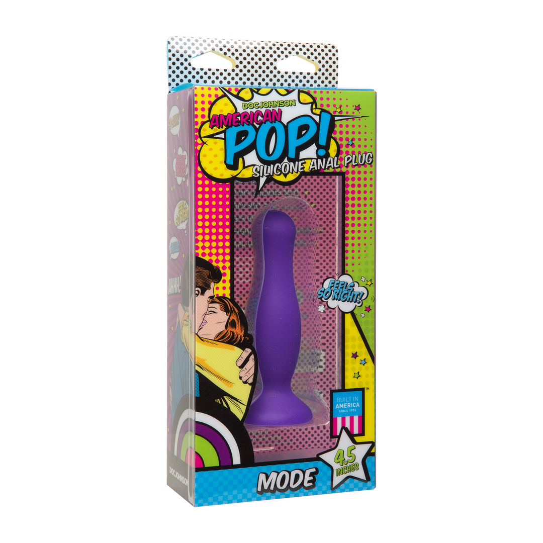 American Pop Mode Silicone Anal Plug 11.4 cm - Premium