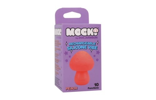 Paddenstoel Vibe Oplaadbare Siliconen Vibrator Perzik Rosa