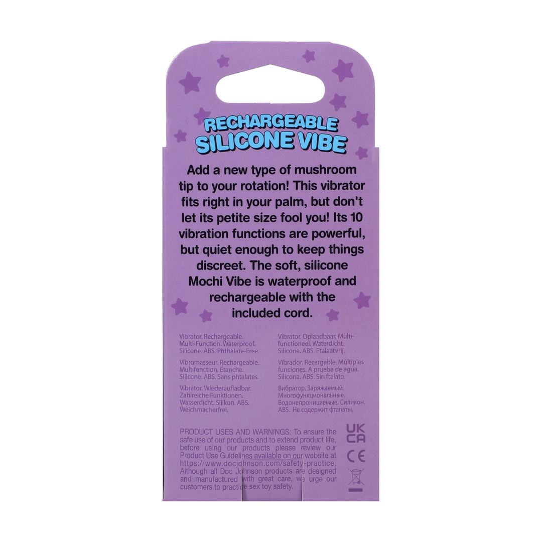 Pilz-Vibrator Wiederaufladbarer Silikon-Vibrator Pfirsich Rosa