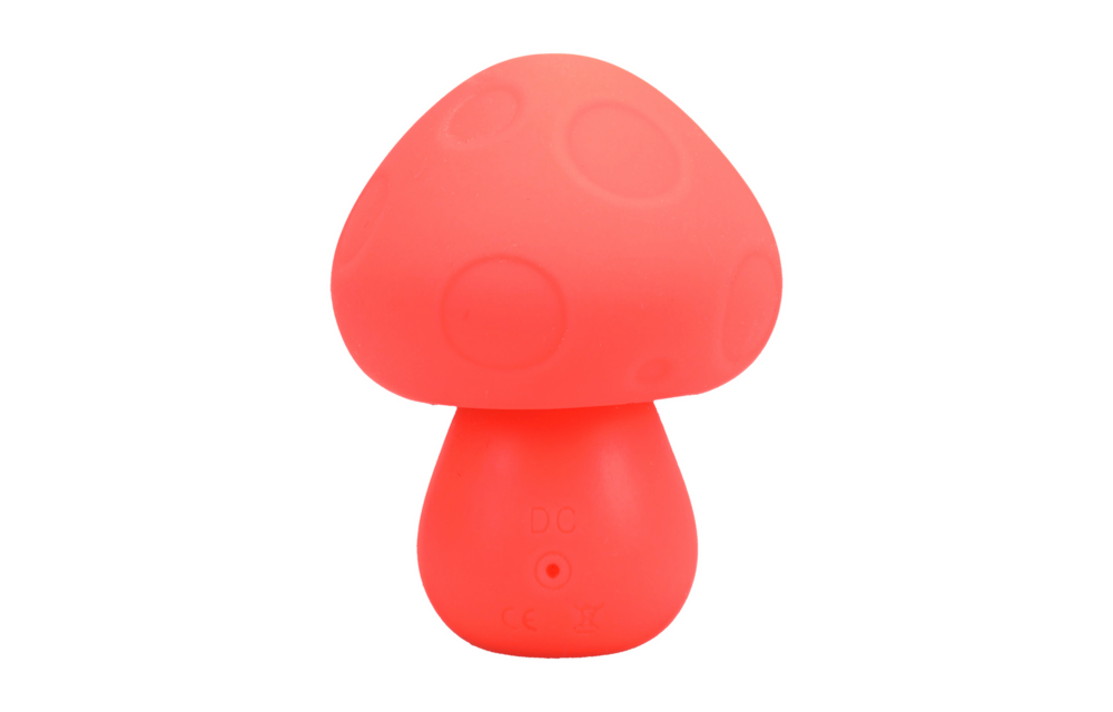 Pilz-Vibrator Wiederaufladbarer Silikon-Vibrator Pfirsich Rosa