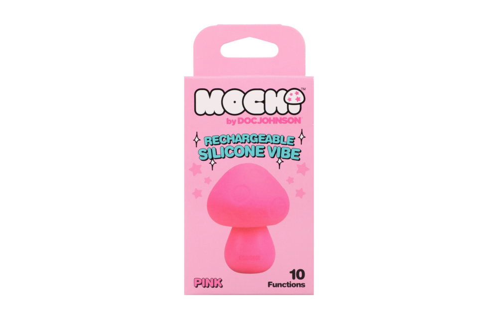 Mushroom Vibe Pink – Powerful Rechargeable Silicone Vibrator