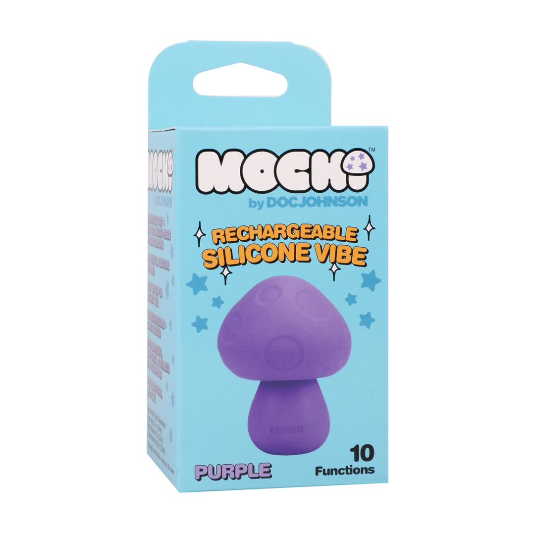Mushroom Vibe Purple – Rechargeable Silent Silicone Vibrator