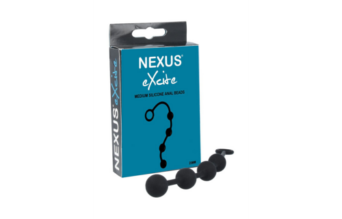 Excite Medium 29 cm | Silky Soft Silicone Anal Beads