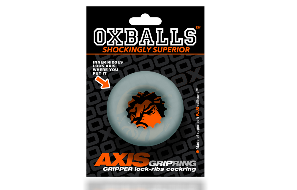 Axis Inner Ribbed Griphold Cockring - Comfort & Grip