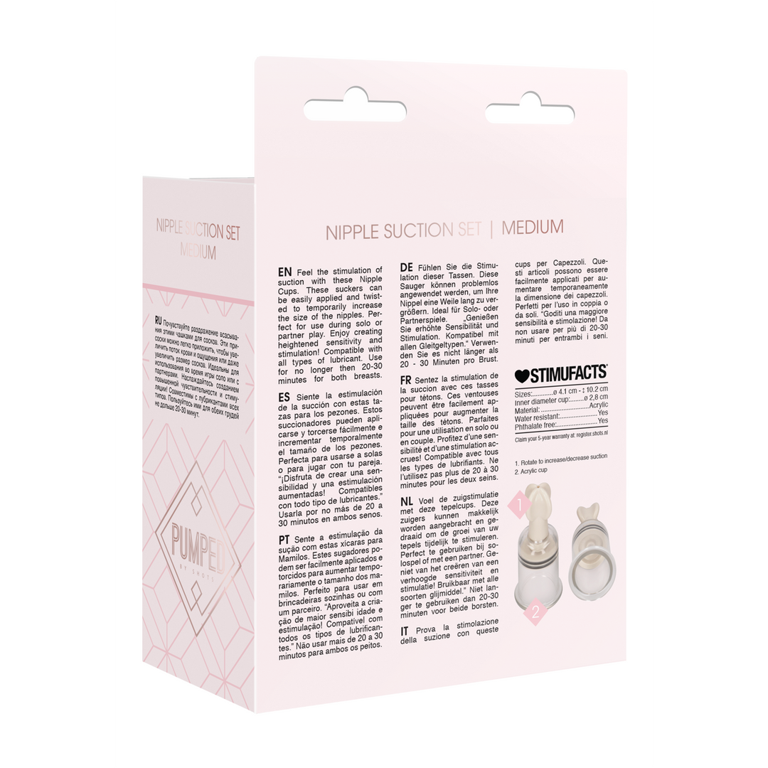 Nipple Suction Set Medium - Intense Suction Stimulation & Sensation