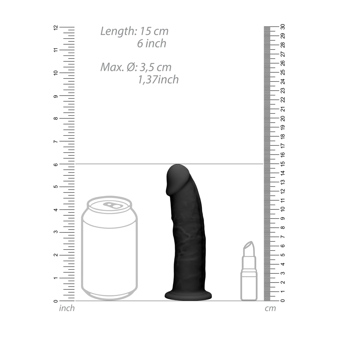 Silikon-Dildo ohne Hoden 15 cm | Realistisch & flexibel