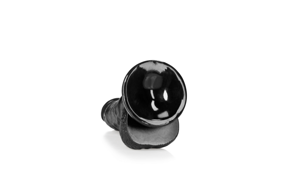 RealRock Curved Dildo 15.5 cm with Suction Cup & Balls