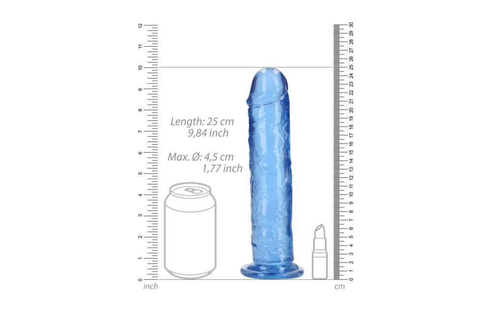 Rechtdoor Realistische Dildo met Zuignap - 9'' / 23