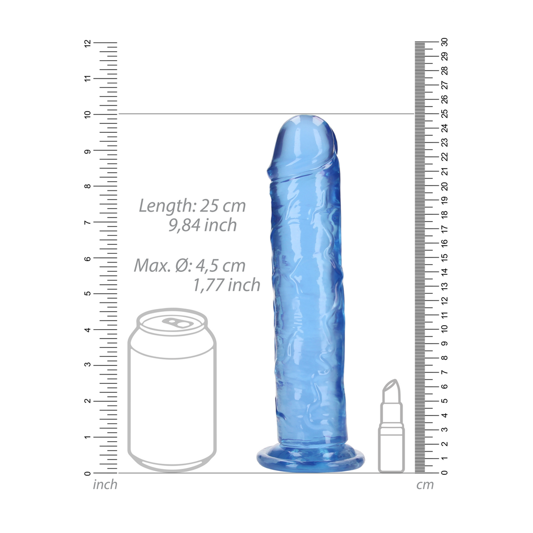 Straight Realistic Dildo with Suction Cup - 9'' / 23