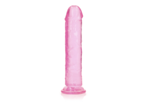 Rechtdoor Realistischer Dildo 23 x 7,2 cm mit Saugnapf Crystal