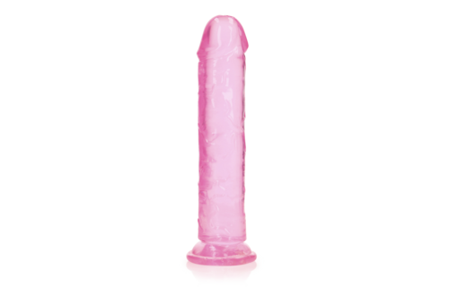 Rechtdoor Realistischer Dildo 23 x 7,2 cm mit Saugnapf Crystal