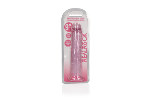 Rechtdoor Realistischer Dildo 23 x 7,2 cm mit Saugnapf Crystal