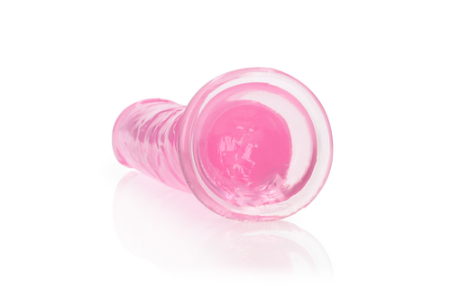 Straight Realistic Dildo 23x7.2 cm with Suction Cup Crystal