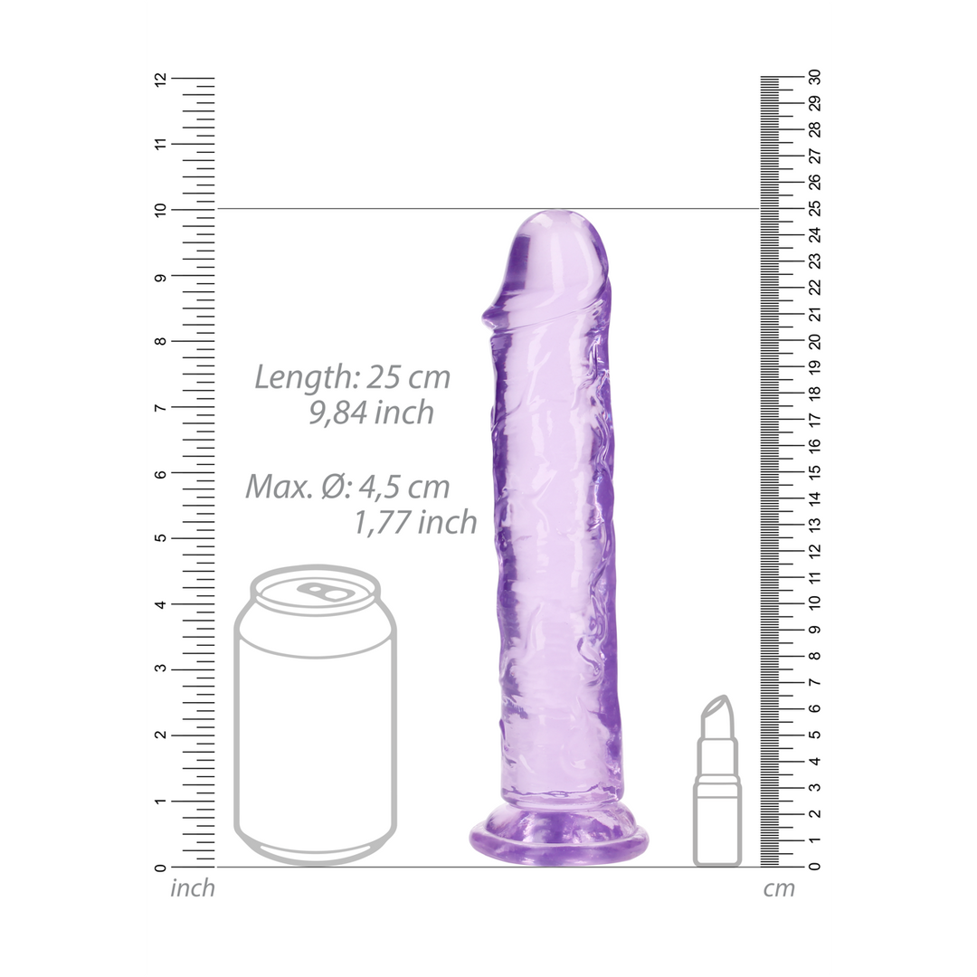 Straight Realistic Dildo with Suction Cup - 9'' / 23