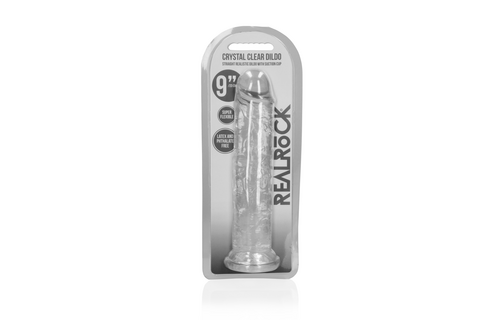 Rechte Dildo met Zuignap 23 cm en 7,2 cm Breed - RealRock