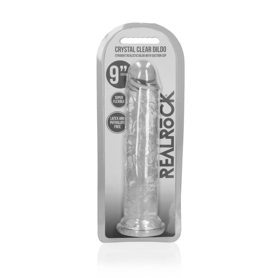Straight Dildo with Suction Cup 23 cm and 7.2 cm Wide - RealRock