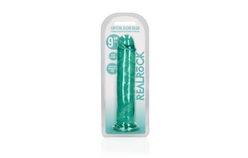 Straight Realistic Dildo 7.2 cm – 23 cm Turquoise TPE