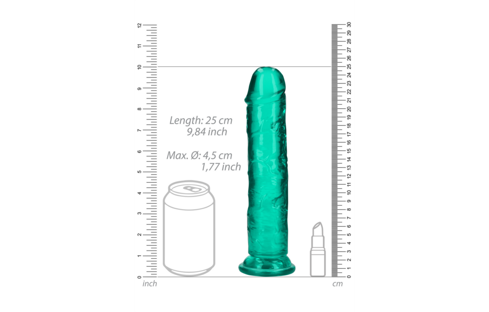 Straight Realistic Dildo with Suction Cup - 9'' / 23