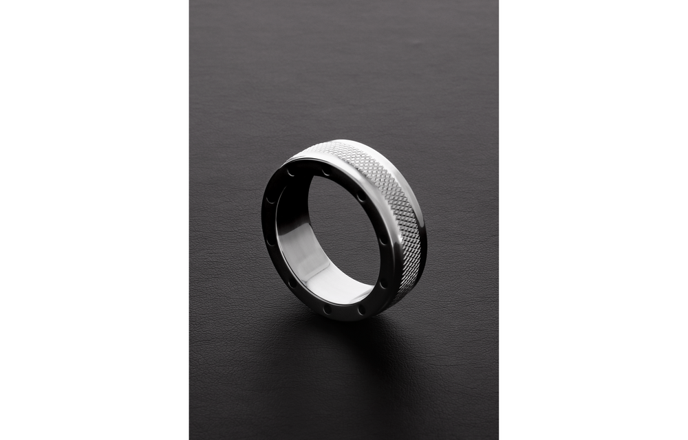 COOL en KNURL C-Ring | Koel, Sterk & Uniek Cockring staal