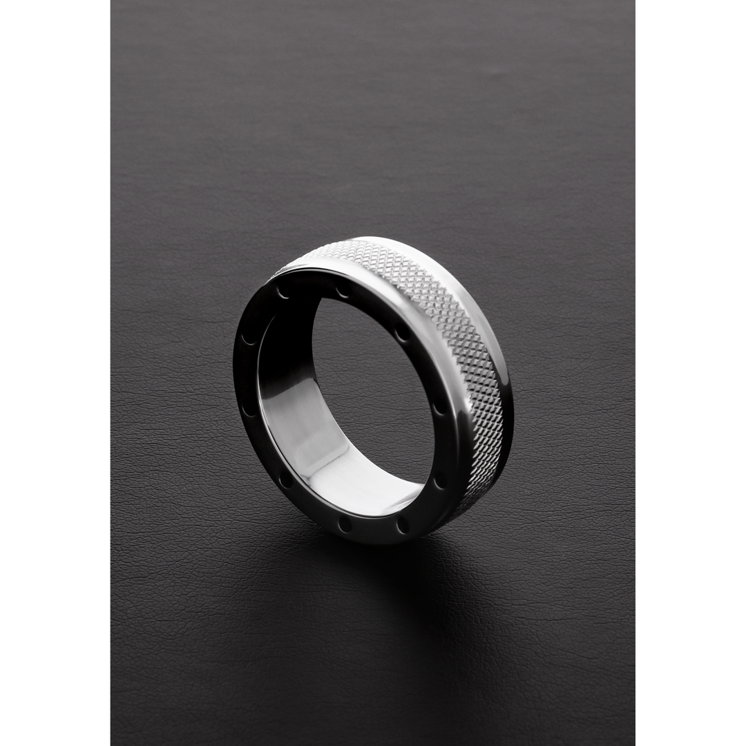 COOL and KNURL C-Ring | Cool, Strong & Unique Steel Cock Ring