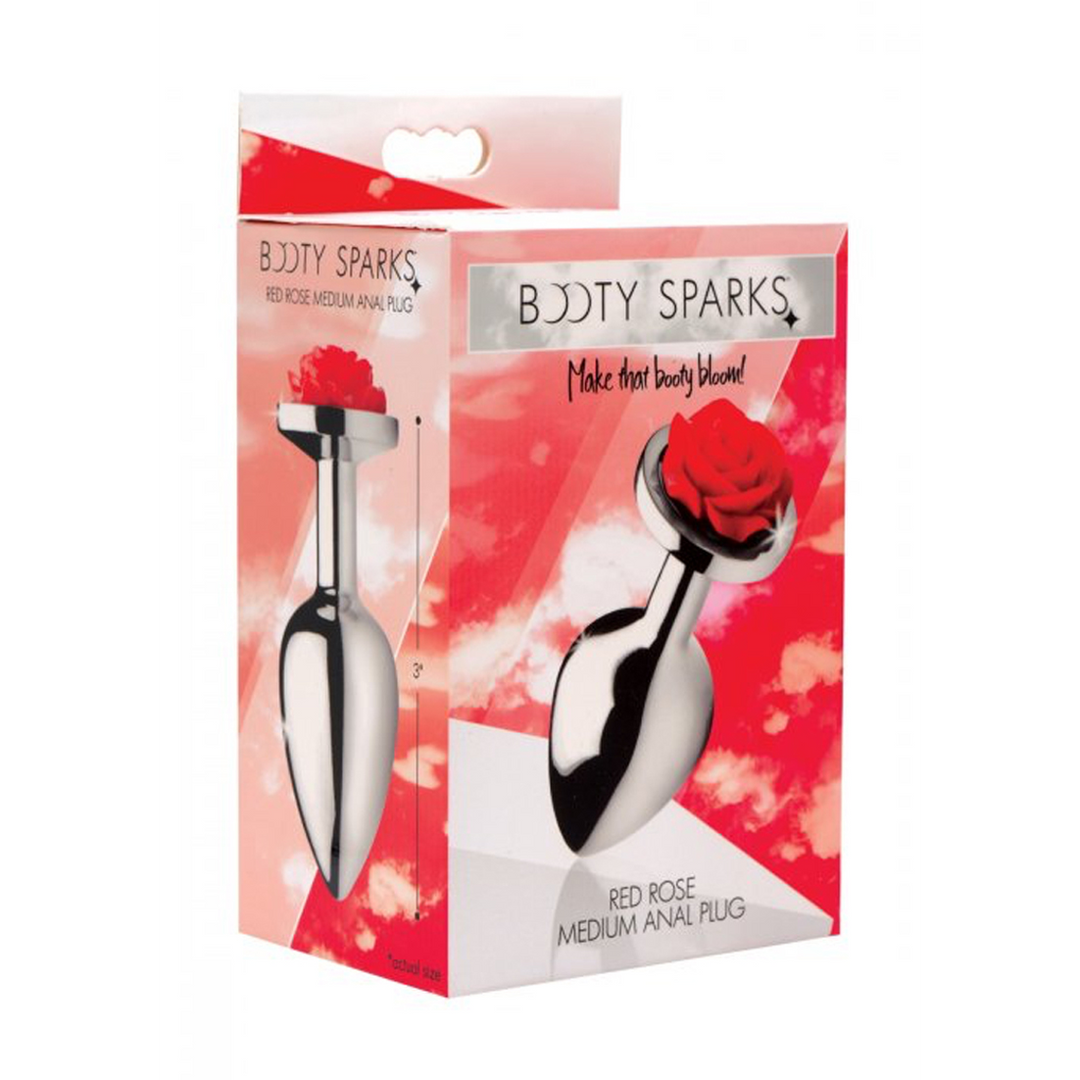 Rote Rose Buttplug Medium 8,9 cm – Elegant & Verführerisch