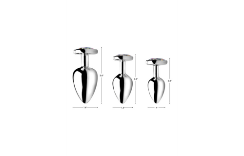 Rainbow Prism Hart Buttplug 7,1 cm – Kleurrijk & Comfortabel