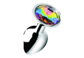 Rainbow Prism Butt Plug 7.1 cm – Silky Soft & Powerful