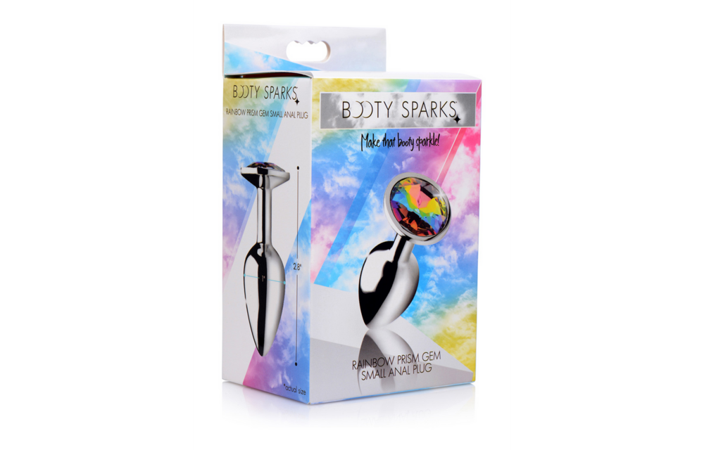 Rainbow Prism Butt Plug 7.1 cm – Silky Soft & Powerful