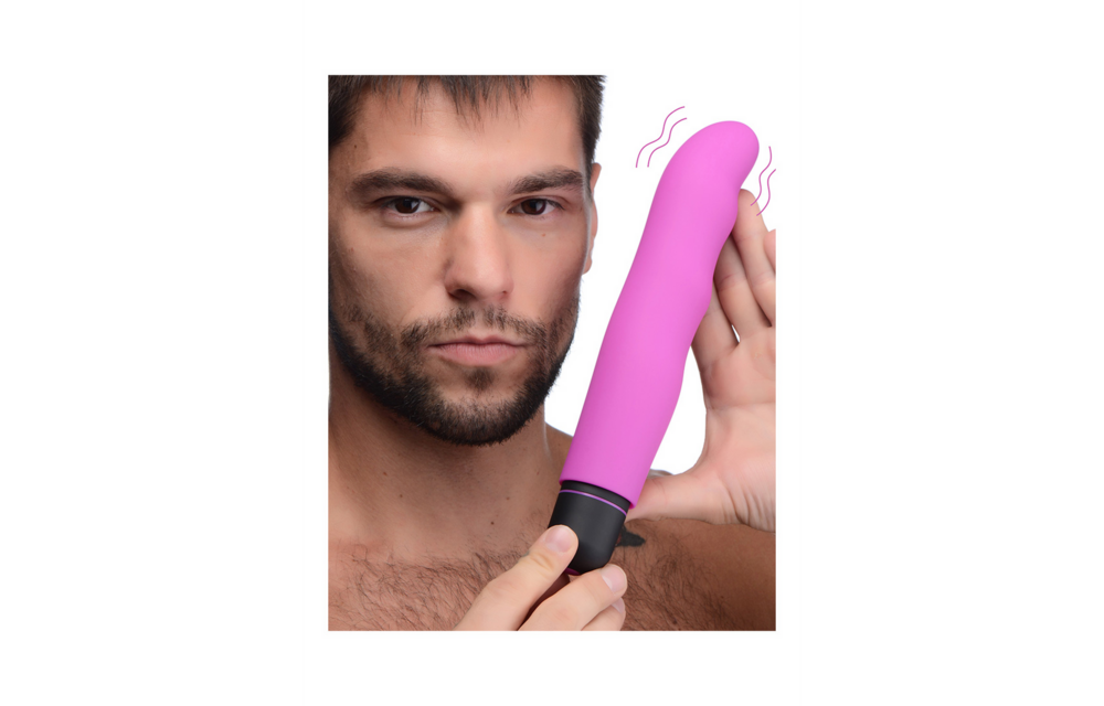 XL Bullet and Wavy Sleeve – Realistic Silicone Dildo 25 cm