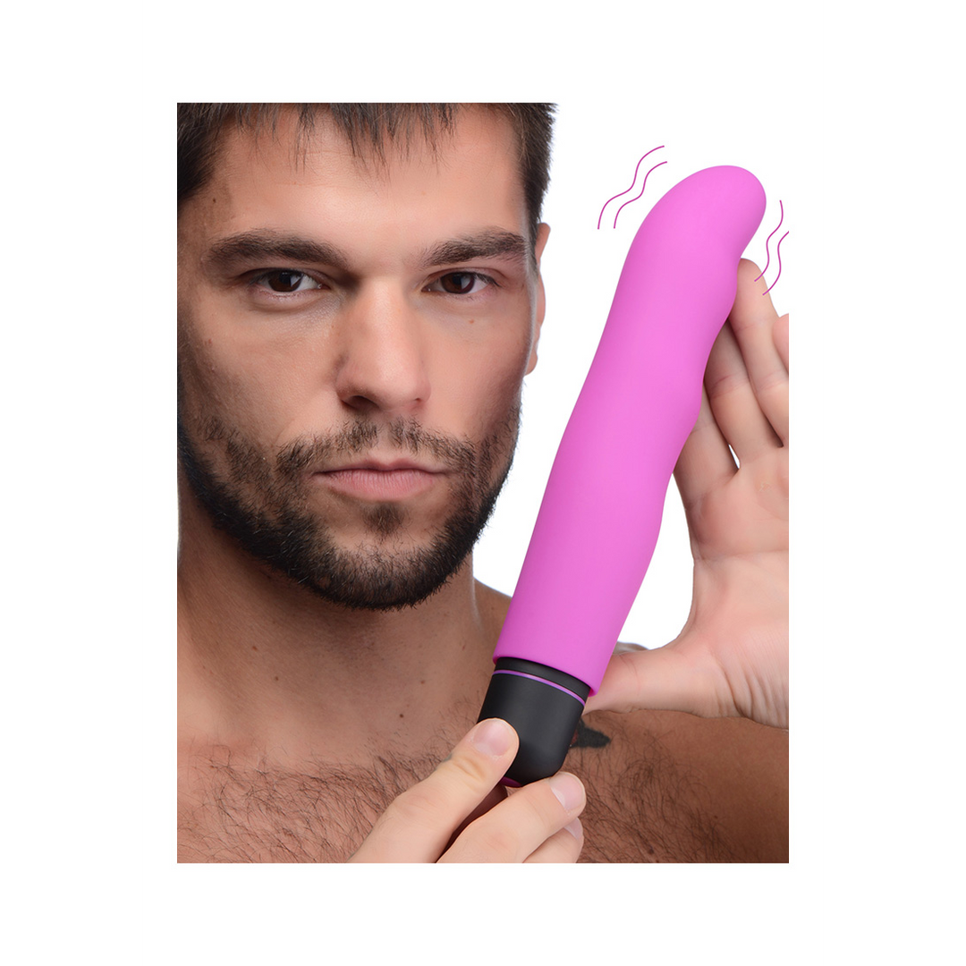 XL Bullet and Wavy Sleeve – Realistic Silicone Dildo 25 cm