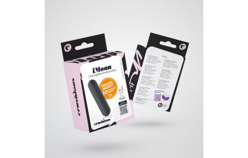 iMoan Rechargeable Bullet Vibrator Black – Powerful & Compact