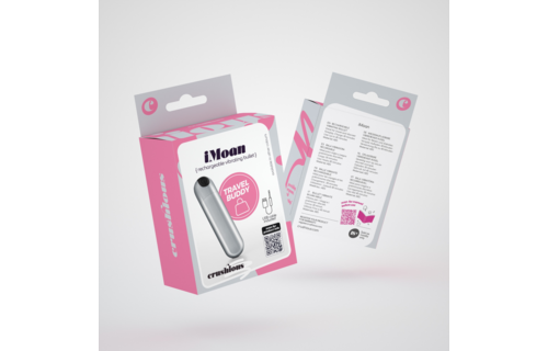 iMoan Rechargeable Bullet Vibrator - Powerful & Discreet Silver