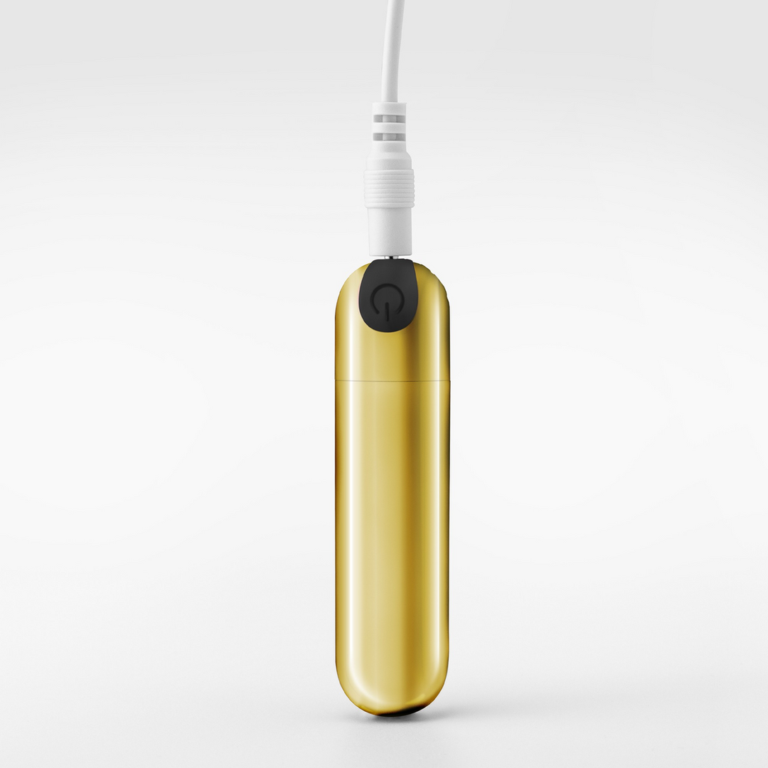 iMoan - Rechargeable Vibrating Bullet - Golden