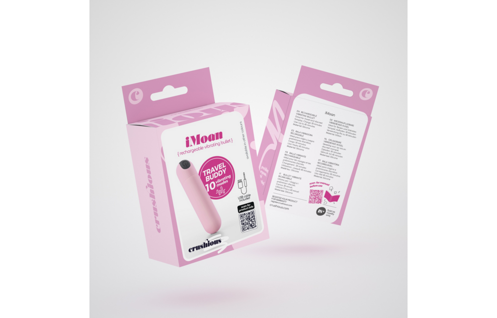 iMoan Baby Pink – Rechargeable Bullet Vibrator, Waterproof