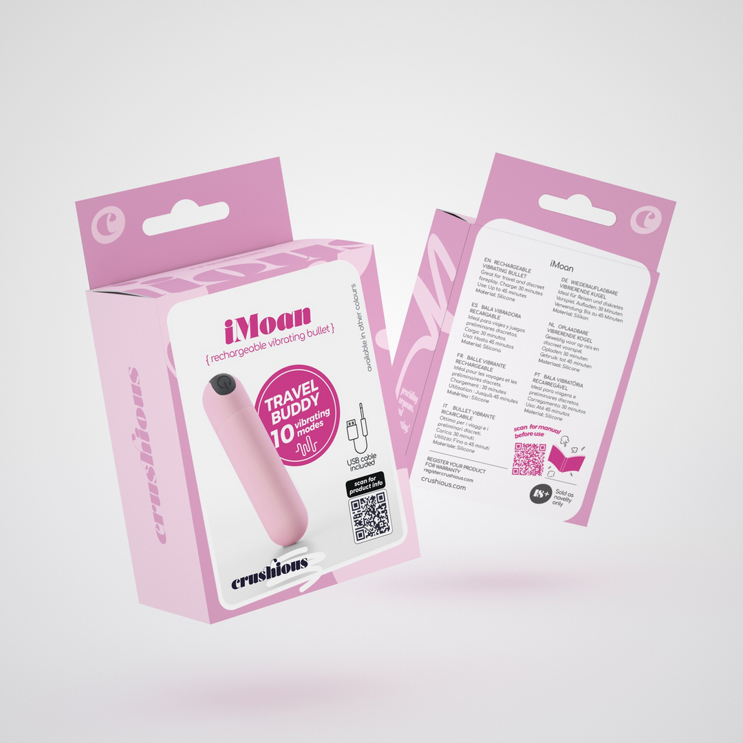 iMoan Baby Pink – Rechargeable Bullet Vibrator, Waterproof